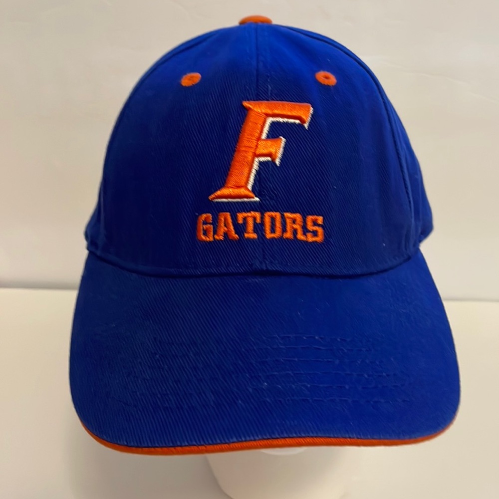 Florida Gators baseball hat cap Velcro strap blue & orange Collegiate headwear